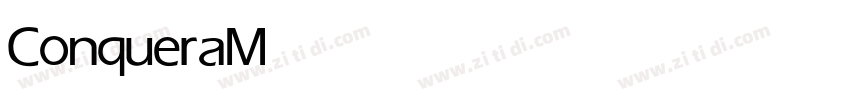 Conquera Medium字体转换